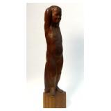 WILLIAM ZORACH CARVED WALNUT SCULPTURE