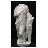 CLASSICAL ROMAN 1st - 2nd C. MARBLE TORSO,