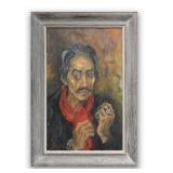 MARION GREENWOOD "PORTRAIT OF JULIO" O/CANVAS