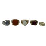 5 RINGS, 14 KT MEN