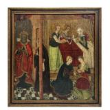 15THC. SPANISH SCHOOL GOTHIC RETABLO PANEL