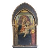 15THC. ITALIAN GOTHIC "MADONNA & CHILD" OIL/PANEL