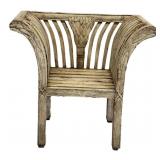 ENGLISH GARDEN CHAIR, PROB. ANGELO INDIAN