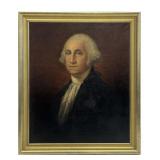 OIL / CANVAS ATHENAEUM PORTRAIT OF GEO WASHINGTON