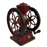 ENTERPRISE DOUBE WHEEL COFFEE MILL, ORIGINAL PAINT
