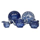 5 PCS ENGLISH TRANSFERWARE INC. BOSTON STATE HOUSE