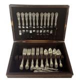 REED & BARTON "BURGUNDY PATTERN" STERLING FLATWARE