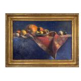OIL / CANVAS STILL LIFE,  MARY ANNA GOETZ