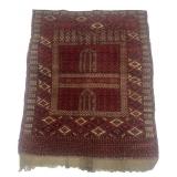 LATE 19THC. ANTIQUE TEKKE TURKOMEN, 62 1/2" X 49"