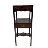 GEO III HINGED TOP WASH STAND WITH DRAWER