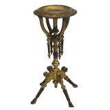 LATE 19THC. GILTWOOD PEDESTAL 33" X 14 1/2"