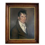 AMERICAN SCHOOL PORTRAIT OF A GENT, PROPORTED TO