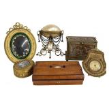 6 CONTINENTAL DRESSER OBJECTS INC. FRAME, RING BOX