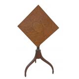 SPIDER LEG TILT TOP SPADE LEG CANDLESTAND, IN GOOD