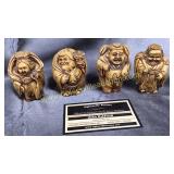 4 carvings