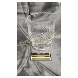 6in Waterford crystal pitcher signed