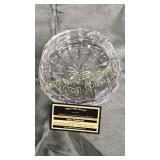 7in water ford crystal bowl 7in