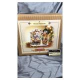 Musical Christmas water globe in box