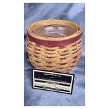2005 longaberger basket vase