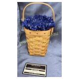 1998 longaberger American cancer society basket
