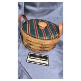 1995 longaberger with upholstered lid