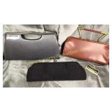3 vintage clutch purses