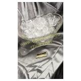 Large star of David punch bowl with 24 cups and