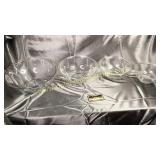 4 pc glass Pyrex mixing bowl set