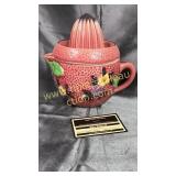 Vintage hand painted japan juice pitcher