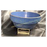 Blue stoneware bowl
