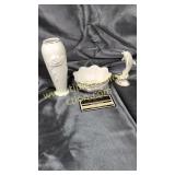3 pcs Lenox- dolphin, bowl and bud vase