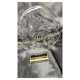 Quality heavy crystal dish