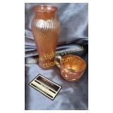 Carnival vase and punch cup