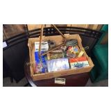 Billiards rack & misc