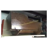 Antique cradle with square nails 14in wide boards