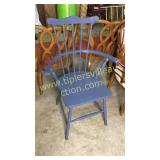Painted arm chair