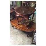 Cherry coffee table and end table