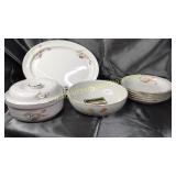 Vintage halls bakeware and dishes