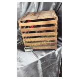Old egg crate with egg factory inside not in