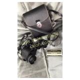 Binoculars with case