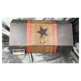 Folk art style storage box