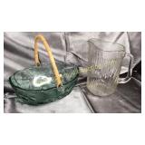 Fruit bowl and pitcher