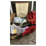 Box of misc household items