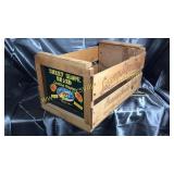 Sunny slope peach crate