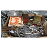 Flatware, butcher knife and cookie cutters