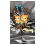 Cast iron cat doorstop