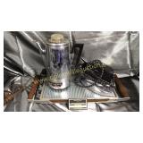 Vintage kitchen small appliances-warmer, iron,