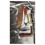 Case XX throwing knife, colonial knife and