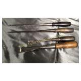4 Winchester chisels