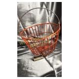 Red egg basket